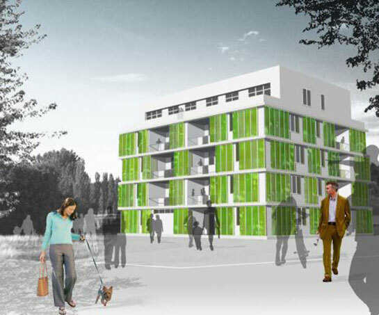 Algae Powered Building