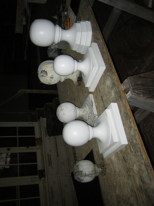 The Mount, finials