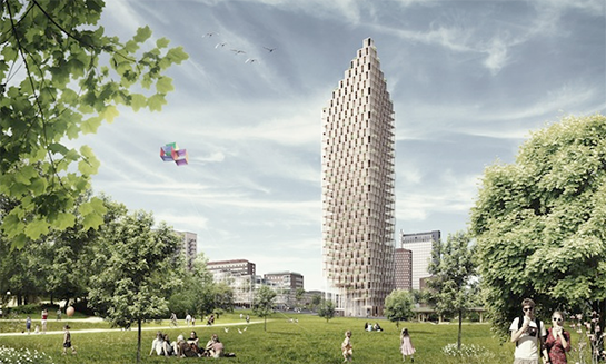 Wooden Skyscraper